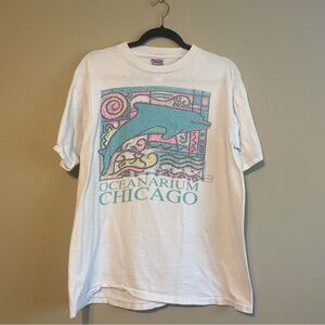 VTG 1989 Oceanarium Chicago single stitch tee